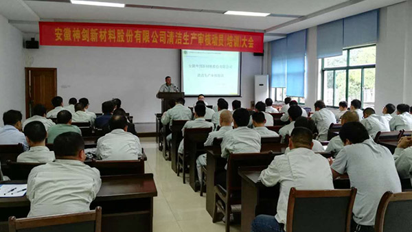 公司组织清洁出产审核带头（培训）大会