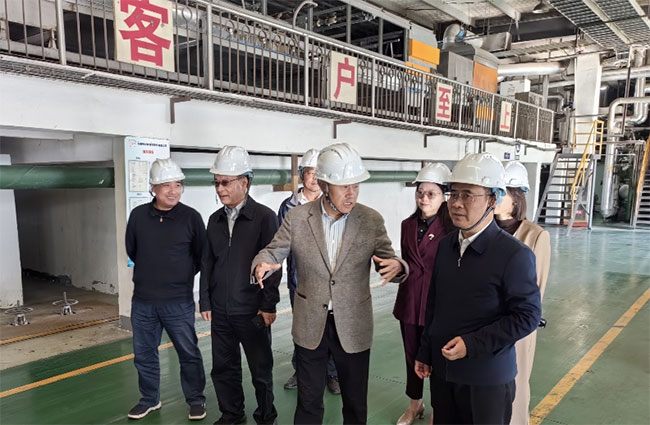 芜湖市政协主席张峰一行光临公司走访调研